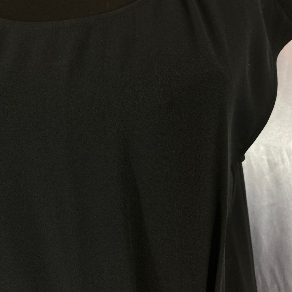 Eileen Fisher pleated silk slip dress - Picture 6 of 10